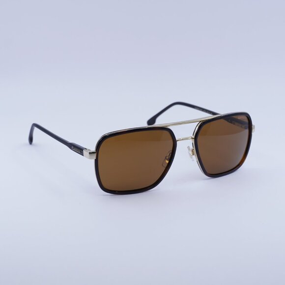 🕶️ New CARRERA 256/S 0J5G 70 Sunglasses - Havana/Gold Frame, Brown Lenses - Picture 4 of 12